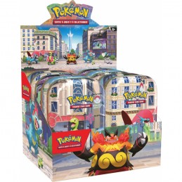 DISPLAY 10 MINI-TIN POKEMON...